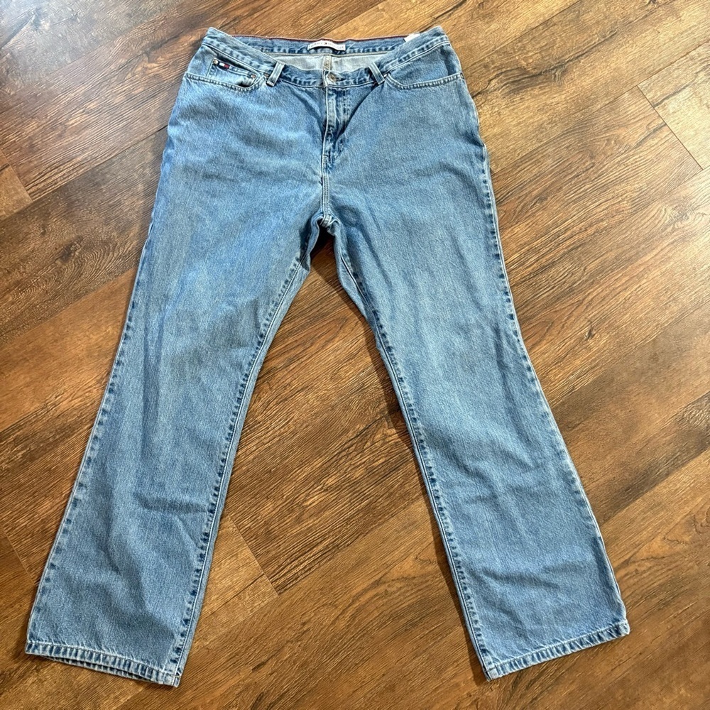 Y2K Tommy Hilfiger mid rise baggy straight jeans